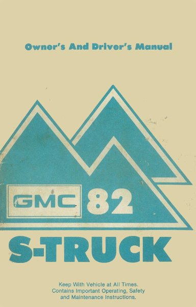 1982 GMC S-15 Jimmy & Pickup Owner's Manual