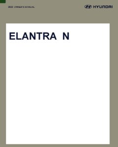 2022 Hyundai Elantra N Owner's Manual