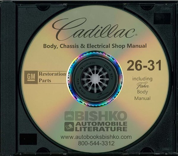 1926-31 CADILLAC Body, Chassis & Electrical Service Manual main image