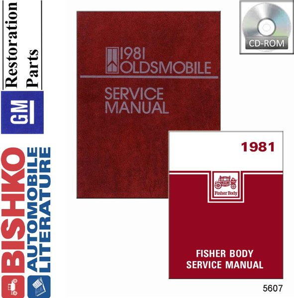 1981 Oldsmobile ALL MODELS FISHER BODY Factory Shop Service Manual