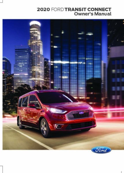2020 Ford Transit Connect Owner's Manual