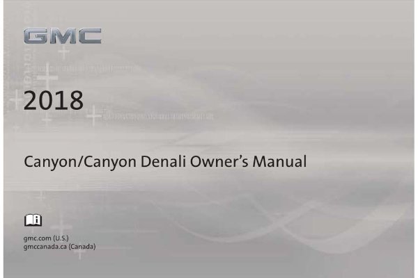 2018 GMC CANYON Owner's Manual