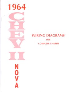 1964 Chevrolet Chevy II, Nova Wiring Diagrams Manual