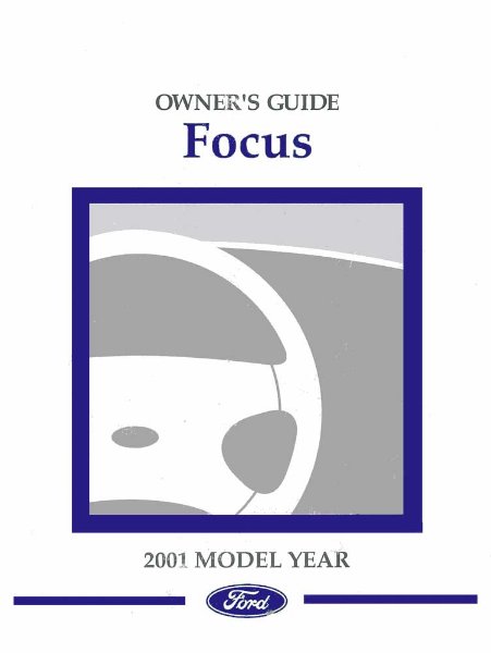 2001 Ford Focus Owner's Manual