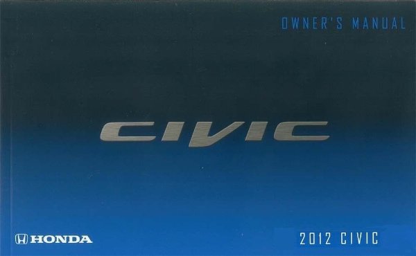 2012 Honda Civic Natural Gas Owner's Manual