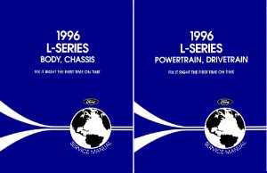 1996 Ford Truck L-Series, Heavy Duty Factory Shop Service Manual