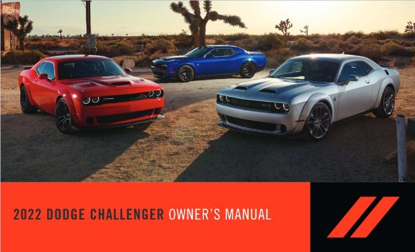 2022 Dodge Challenger Owner's Manual