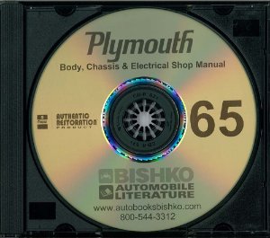 1965 Plymouth All Models Factory Shop Service Manual