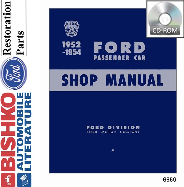 1952 1953 1954 Ford Car Service Repair Manual PDF