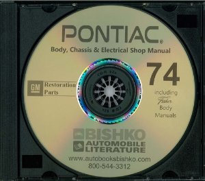 1974 Pontiac ALL MODELS FISHER BODY Factory Shop Service Manual