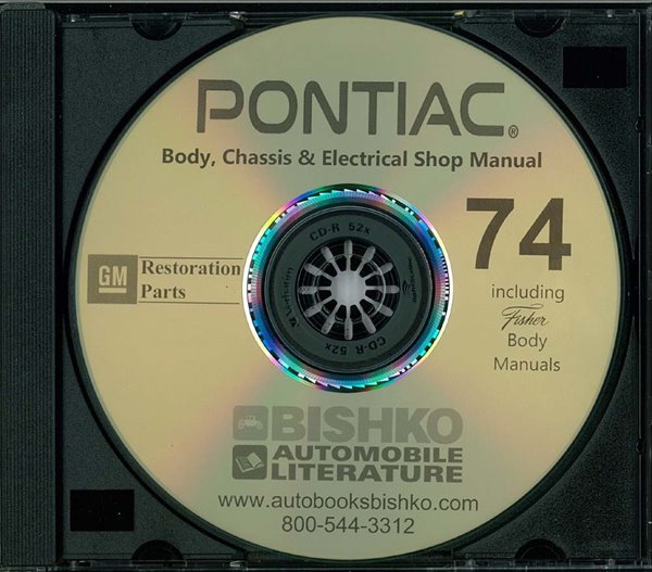 1974 Pontiac ALL MODELS FISHER BODY Factory Shop Service Manual