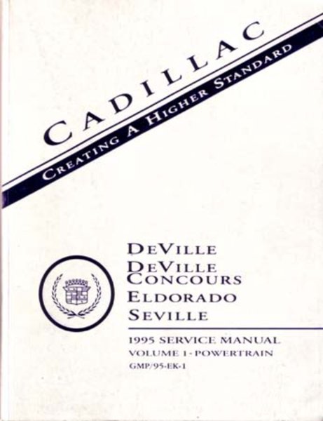1995 Cadillac Deville, Eldorado & Seville Factory Shop Service Manual