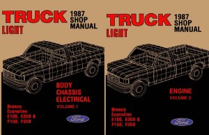 1987 Ford Truck F-150, F-250, F-350, Econoline Factory Shop Service Manual