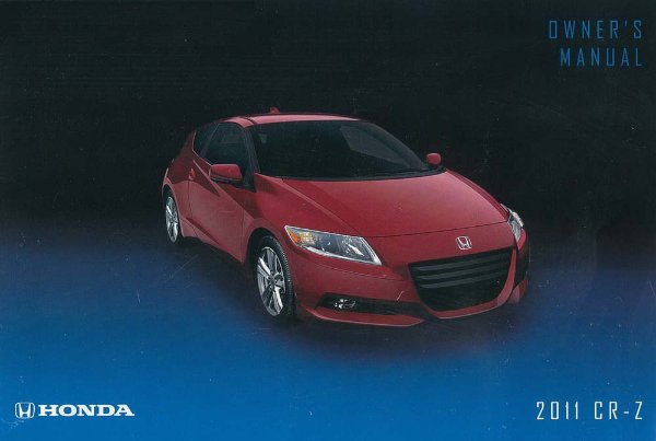 2011 Honda CR-Z Owner's Manual