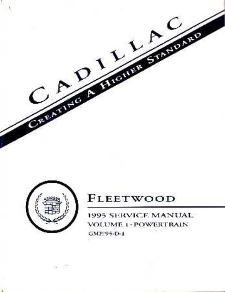 1995 Cadillac Fleetwood Factory Shop Service Manual