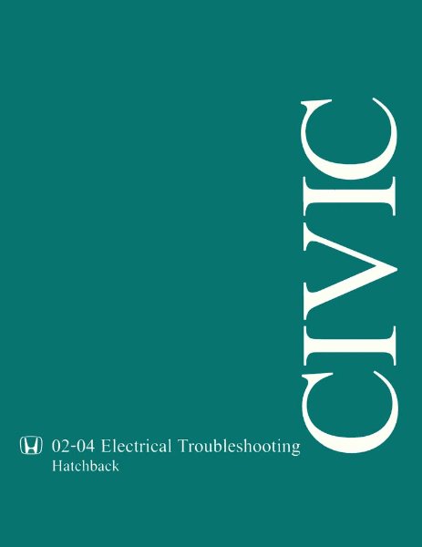 2002–2004 Honda Civic Hatchback Factory Shop Service Manual