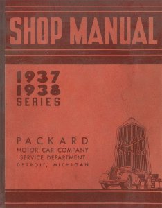 1937–1938 Packard CONDENSED VERSION Factory Shop Service Manual