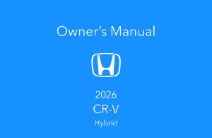 2026 Honda CR-V HEV Owner's Manual