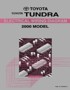 2000 Toyota Tundra Wiring Diagrams Manual