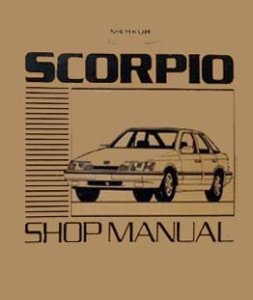 1988 1989 Merkur Scorpio Shop Service Repair Manual