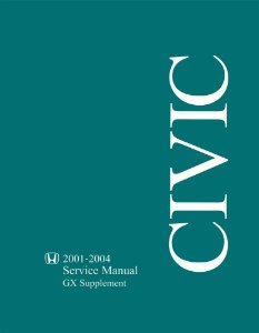 2001–2004 Honda Civic GX Factory Shop Service Manual
