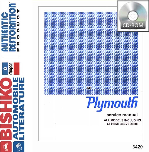 1966 Plymouth All Models Factory Shop Service Manual