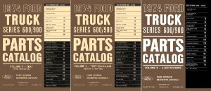 1974 Ford Truck 600-900 Series Parts Book