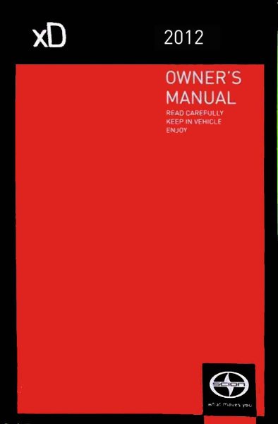 2013 Scion Scion XB Owner's Manual