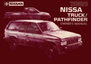1988 Nissan Pathfinder Owner's Manual