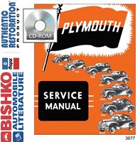 1936-42 PLYMOUTH Body, Chassis & Electrical Service Manual sample image