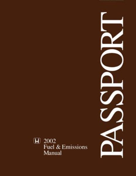 2002 Honda Passport Factory Shop Service Manual