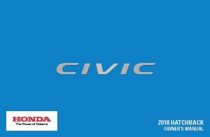 2018 Honda Civic Hatchback Owner's Manual