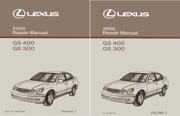 2000 Lexus GS 400, GS 300 Factory Shop Service Manual
