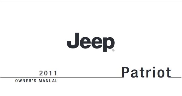 2011 Jeep Patriot Owner's Manual