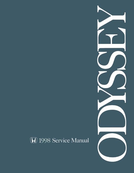 1998 Honda Odyssey Factory Shop Service Manual