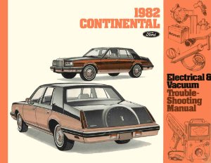1982 Lincoln Continental Wiring Diagrams Manual