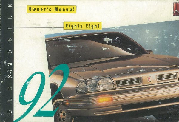 1992 Oldsmobile Cutlass Calais Owner's Manual