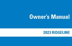 2023 Honda Ridgeline Owners Manual User Guide