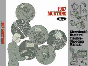 1987 Ford Mustang Wiring Diagrams Manual