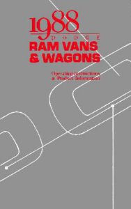 1988 Dodge Ram Van Owner's Manual