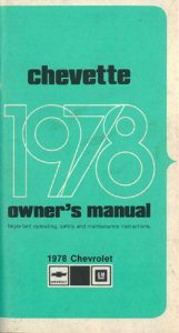 1978 Chevrolet Chevette Owner's Manual