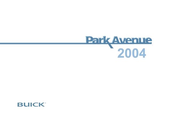 2004 Buick Park Avenue Owner's Manual