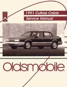 1991 Oldsmobile Cutlass Calais Factory Shop Service Manual