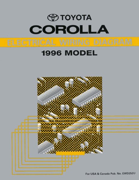 1996 Toyota Corolla Wiring Diagrams Manual