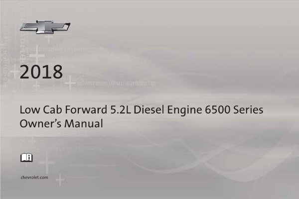 2018 Chevrolet LOW CAB Owner's Manual