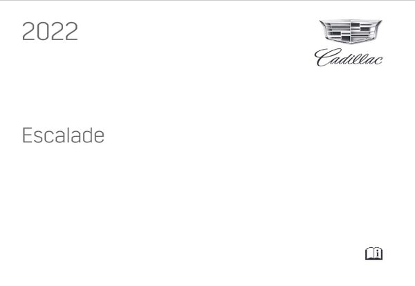 2022 Cadillac Escalade Owner's Manual