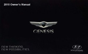 2015 Hyundai Genesis Owner's Manual