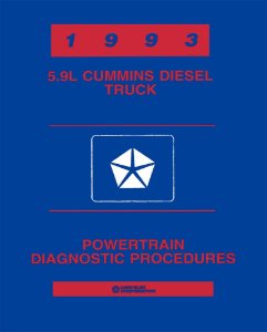 1993 Dodge Truck 5.9L Cummins Diesel Engine Factory Shop Service Manual