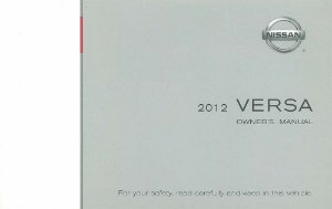 2012 Nissan Versa Owner's Manual