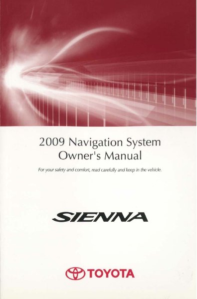 2009 Toyota Sienna Owner's Manual